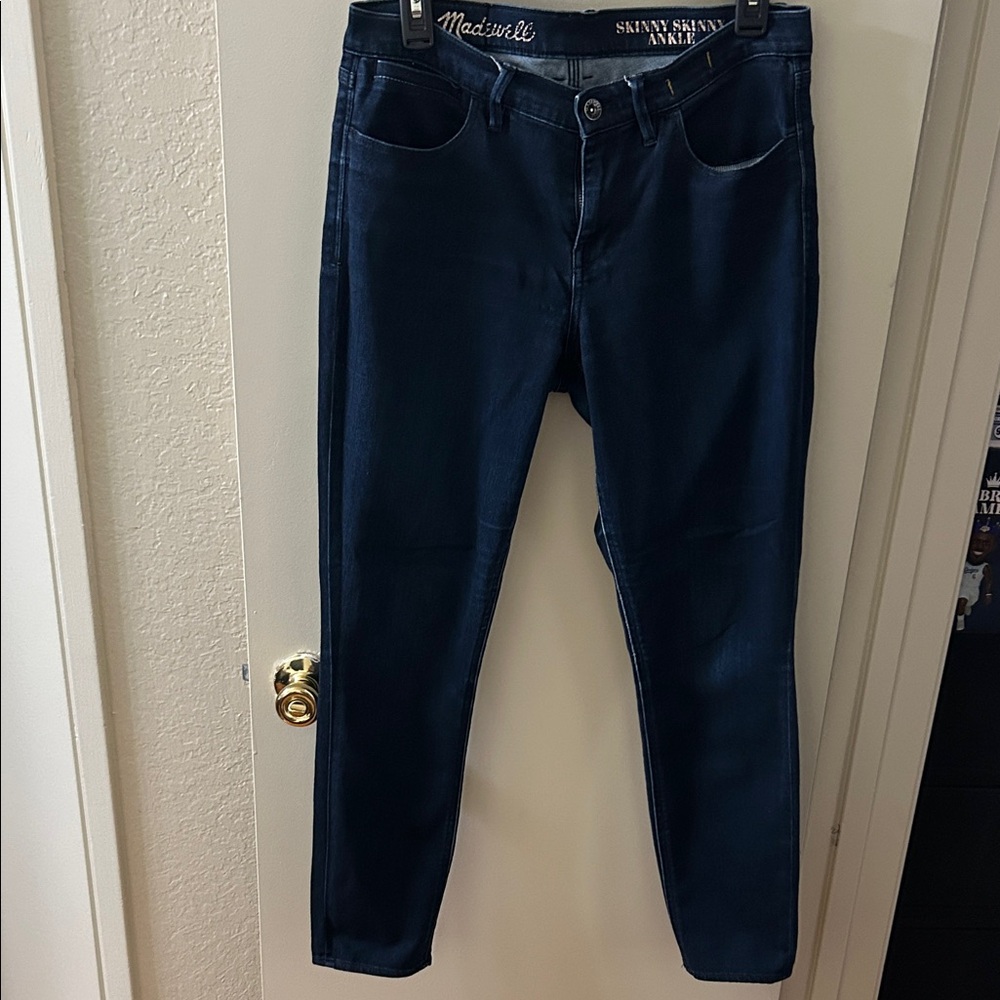 Madewell Women's Ankle Jeggings - Deep Indigo